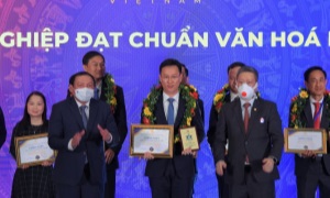 VietinBank là “Doanh nghiệp đạt chuẩn văn hóa kinh doanh Việt Nam” năm 2021